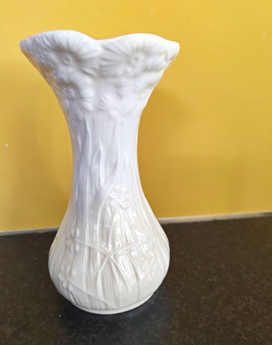 Belleek ireland floral vase - belleek,