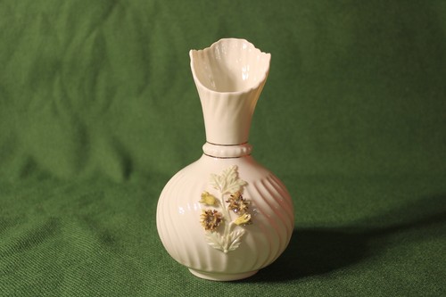Belleek porcelain vase - belleek,