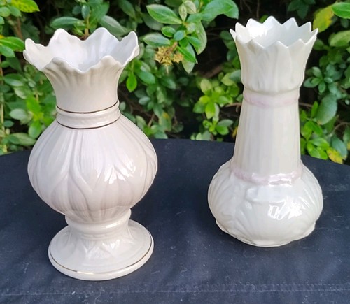 Lot two vintage belleek - of,