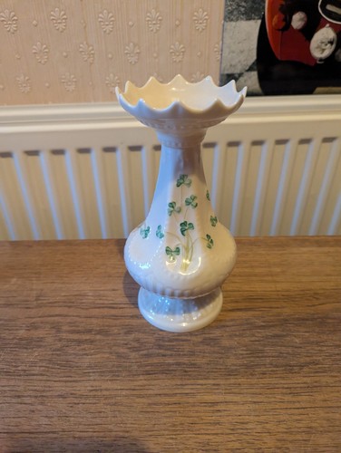 Belleek island porcelain vase - belleek,
