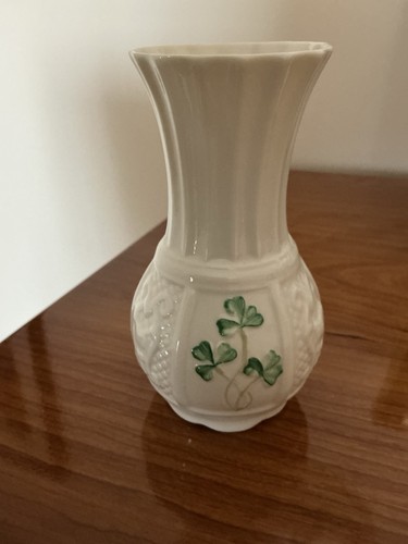 Beleek porcelain small vase - porcelain,