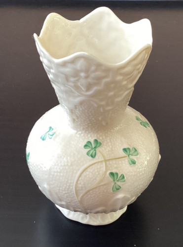 Belleek irish porcelain vase - irish,