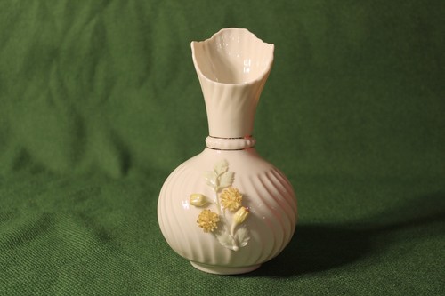Belleek porcelain vase - belleek,