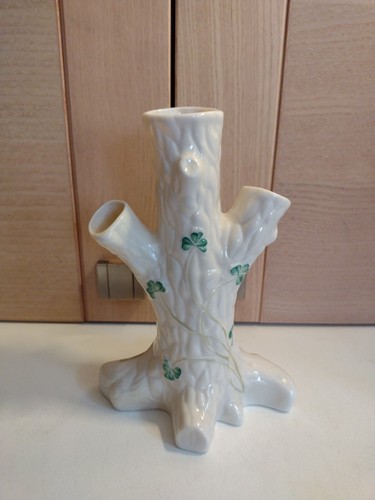 Belleek shamrock tree stump - belleek, /