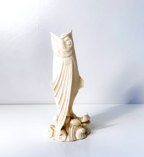 Rare belleek standing - standing, fish