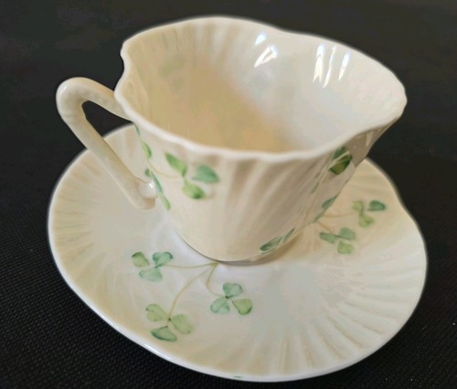 Belleek teacup and - belleek,