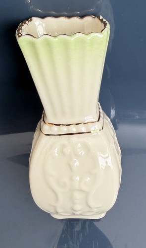 Belleek vase tinged with - vase,