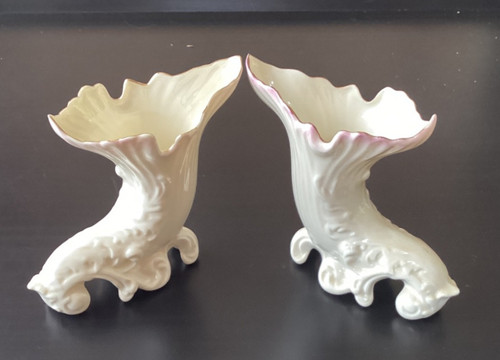 Two irish belleek - irish, parisan