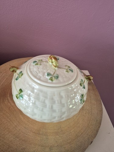 Belleek china sugar - sugar, bowel