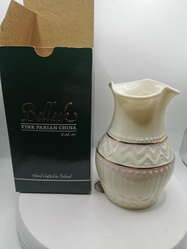 Belleek colonial chevron vase - belleek,